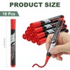 M&G Permanent Markers Round Tip, 10 Pack Quick Dry Waterproof