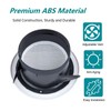 3" Air Vent Cover, Allvent ABS Round Louvered Air Grill