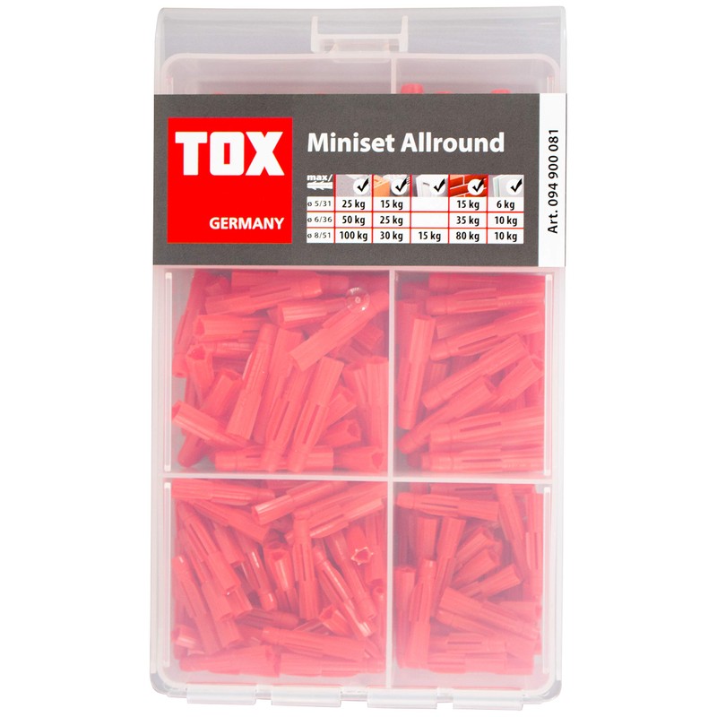 TOX standard assortment Miniset Allround 240 pcs, 094900081