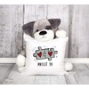 MoonWorks® Cushion Cover Passt!!! 2 Puzzle Pieces Gift Love Relationship