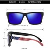 DUBERY Classic Square Polarized Sunglasses for Men/Women UV400 Protection Sun
