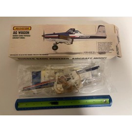 Aviator - AG Wagon Rubber Band Elastic Powered Glider Airplane DIY Toys