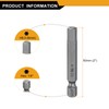 sourcing map 3pcs H6.0 Hex Head Drill Bit Wrench 6mm