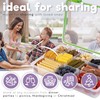 Create-ables Reel Bites BPA Free Small Snackle Box Container for