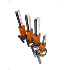 Fire-Fast Trekker Multi Pak Best Emergency Waterproof Survival Fire Starters. Magnesium and European Fire Steel Ferro Rod. Compact Durable Tools, Package Includes Three Trekkers and Free Fire Fly.