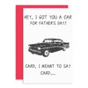 xiangqiankan Funny Fathers Day Card for Dad, Humor Fathers Day