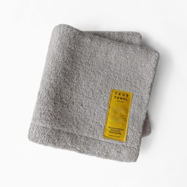TRUE TOWEL Classic SUGOI Wash Towel, Luxury Imabari Towel (Gray)