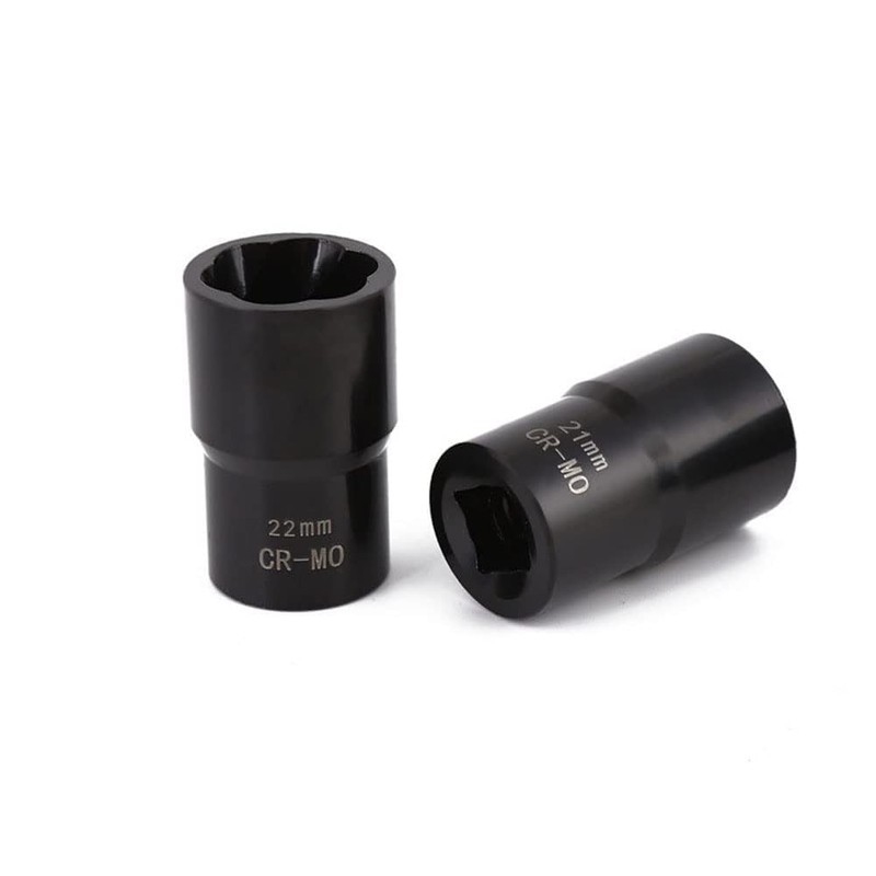 LSLANSOON 1/2” Drive Impact Bolt Nut Extractor Set, 5pcs Locking