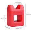 Red Magnetizer Demagnetizer for Screwdriver Tips Screw Bits Magnetic Tool