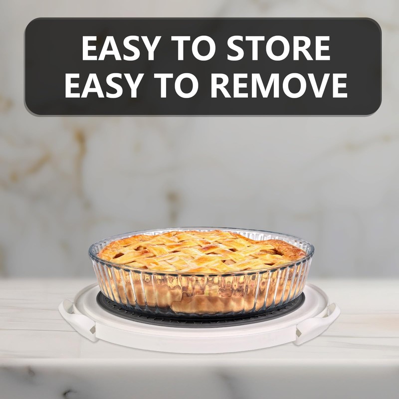 Tmrioplep 2 Pack Pie Containers with Lids and Handles, Loadable