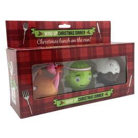 Diabolical Racing Christmas Dinner - Secret Santa Gifts for Him, Xmas Gifts for Women, Funny Stocking Fillers, Wind Up Toys for Kids, Funny Gifts, Novelty Gifts for Women