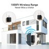 SECRUI Doorbell, 2 Receiver Wireless Doorbell with 1000ft Range, Adjustable