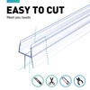 FCSOTSPS Shower Door Bottom Seal,2 PCS 3/8" X 36" Shower