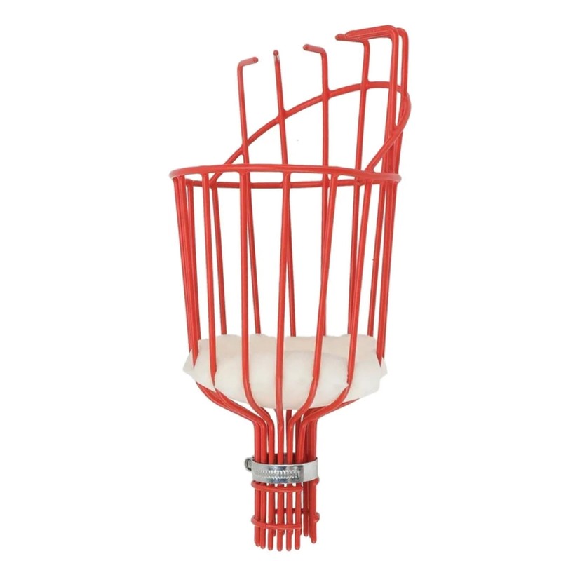 Home-X Fruit Picker Basket - Sturdy Tree Picker Tool with