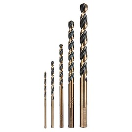 Truper JBAV-5, Juego de 5 brocas alta velocidad, Turbo Steel