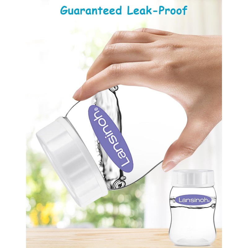 Baby Bottle Caps Compatible with Lansinoh Bottles, Travel and Storage
