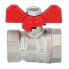 GOSHE Standard Butterfly Handle Ball Valve Brass 1/2" Thread Water