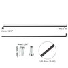 QUARKZMAN 40 Pcs 14G J Curve 136mm Spokes with Nipples