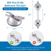 HEINSY 19inch Upgrade Suction Shower Grab Bar, Portable Shower Handle