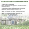 Autsurles Lawn Mower Notched-Lift Blades Set Replace for Ariens Zoom