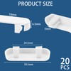 20 Pcs Window Sill Cover, Weep Hole Covers Window Vent