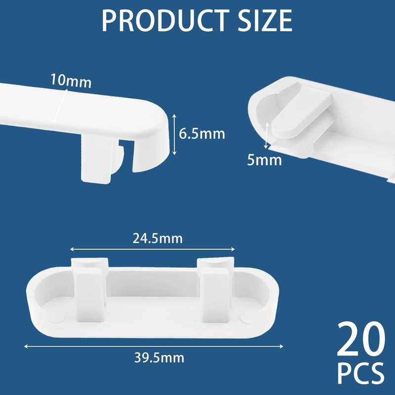 20 Pcs Window Sill Cover, Weep Hole Covers Window Vent