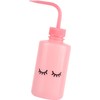 Botella de limpieza de belleza, cuentagotas con boquilla curva para
