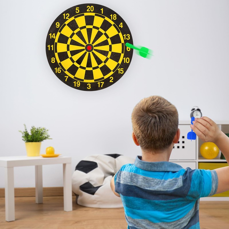 Accmor 16 Pack Magnetic Darts, Magnetic Darts for Magnetic Dartboard,