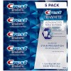 Crest 3D White Advanced Triple Whitening 5-pack