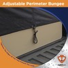 Rightline Gear Weatherproof Truck Bed Cargo Net with Built-in Tarp,