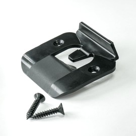 BrainExploder Door Silencer Strike Plate - Flexible, Noise Eliminating Fix for Loud Latches | Fits with No Modifications, Stops Slamming | -20 dB | 4X Quieter | Black/Single