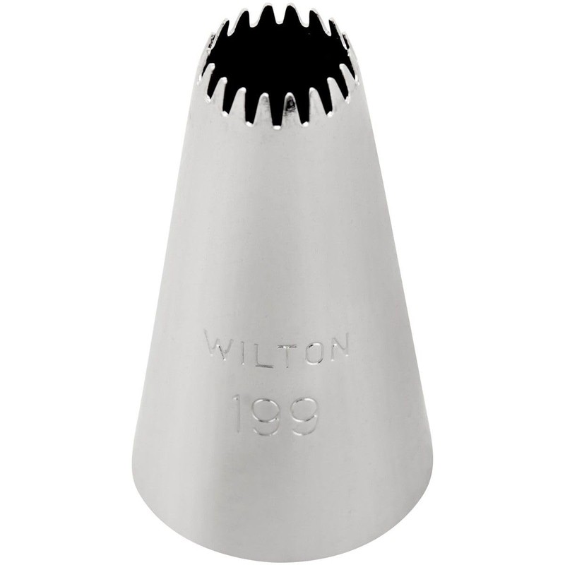 Wilton Open Star Tip, 199 Carded, Steel
