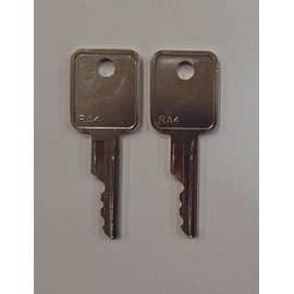 Generic 2 Weather Guard Code cut to K001 - K100 Truck Tool box Keys WeatherGuard Toolbox (K028), B04, Silver