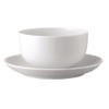Rosenthal Studio Line Moon White Sauce Boat 2 Piece Set