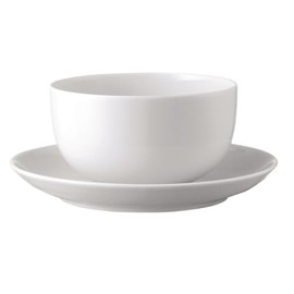 Rosenthal Studio Line Moon White Sauce Boat 2 Piece Set