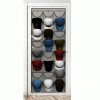 Over-the-Door Hat Organizer for Baseball Caps – 24 Clear Pockets
