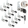 Oungy 12Pack 30mm Cabinet Locks, Keyed Alike Cam Locks Security