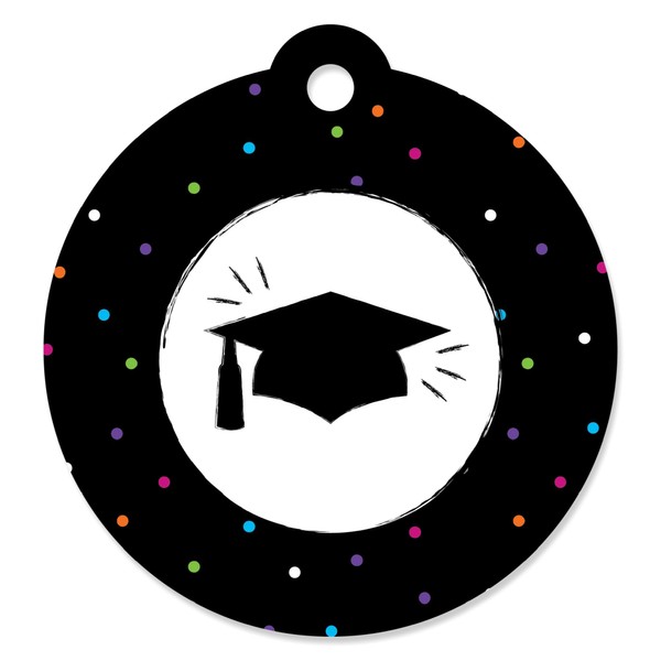 Hats Off Grad - Graduation Party Favor Gift Tags (Set of 20)