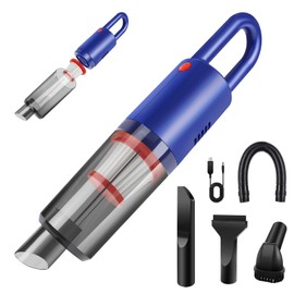 Yiyai Handstaubsauger Auto Handheld Kabelloser, 3 in 1 Druckluft Multifunktionale Brushless Motor 6200 Pa High Power mit USB-C, Kleiner Staubsauger, für Outdoor, Office Reinigung und Tierhaare