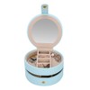 Jewelry Box PU Portable Multi Functional Jewelry Ring Earrings Storage