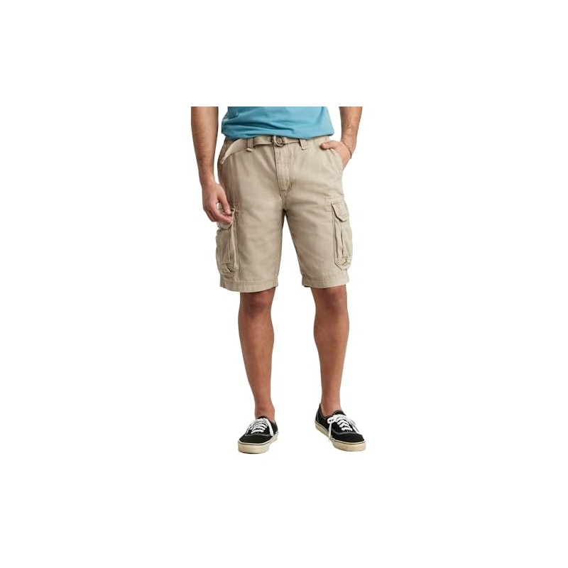 UNIONBAY Cordova Men's Belted Messenger Cargo Shorts Reg Big and