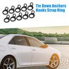 A ABSOPRO Tie Down Anchors Hooks Strap Rings for Motorcycle