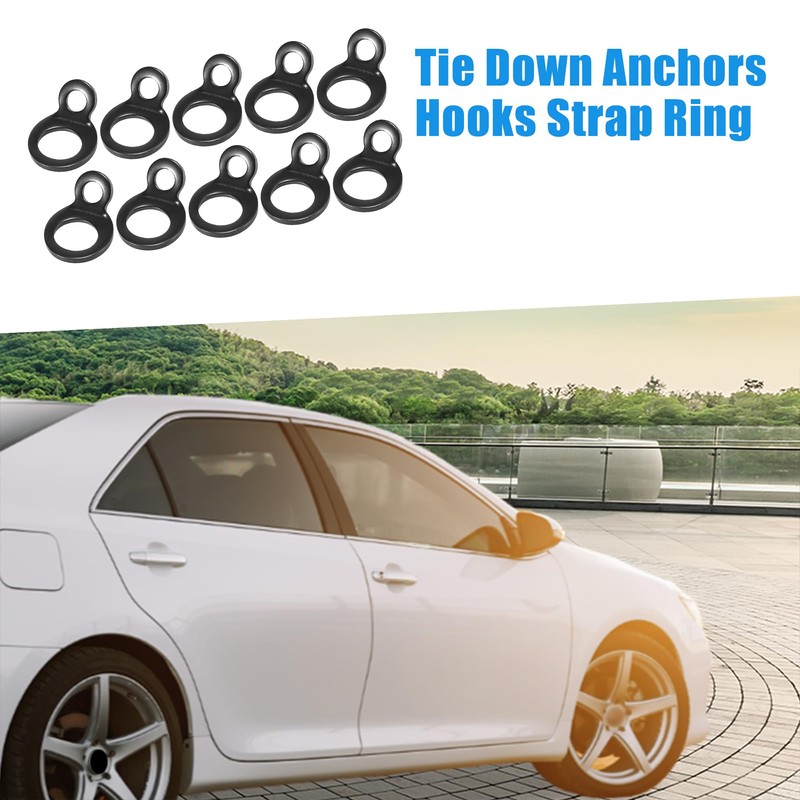 A ABSOPRO Tie Down Anchors Hooks Strap Rings for Motorcycle