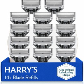 Harry's Razor Blades for Men - 14 Count - Premium Razor Blade Refill Cartridges