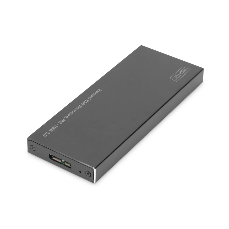 Digitus Hard Disk Enclosure – SSD/HDD – Black black Black