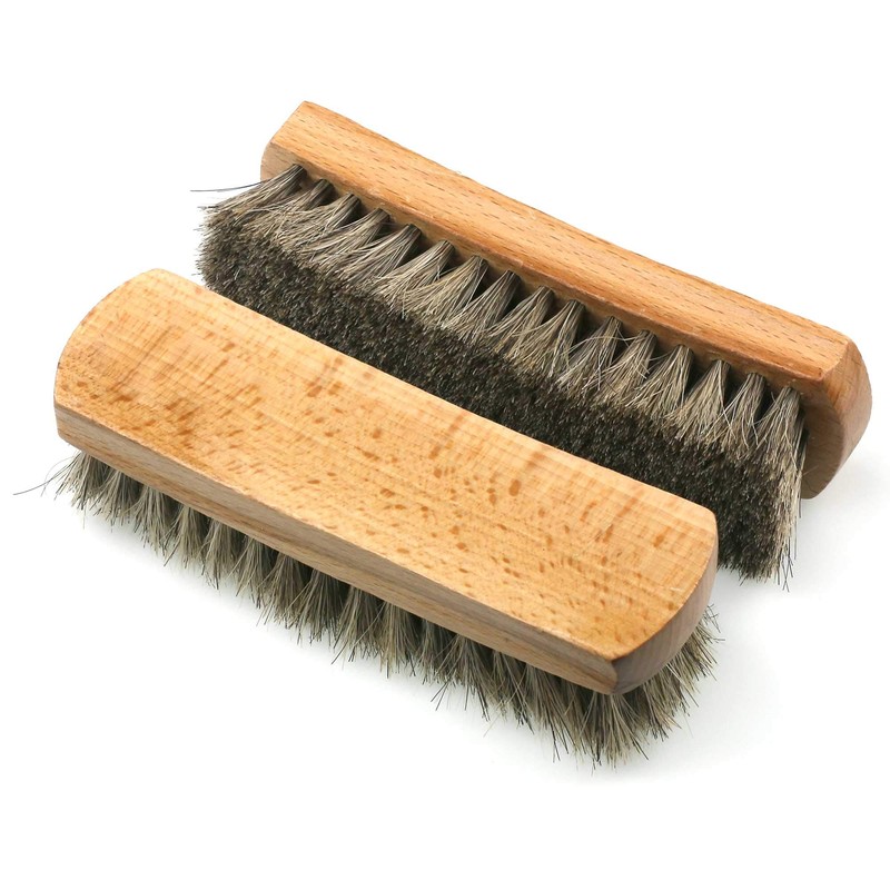Cathcart Elliot Real Beeswax Shoe Cleaning Kit with dense brushes
