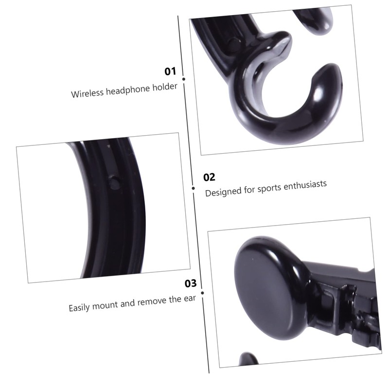 TEHAUX 2pcs Slip Earbud Clips for Lost Earphone Holders Secure