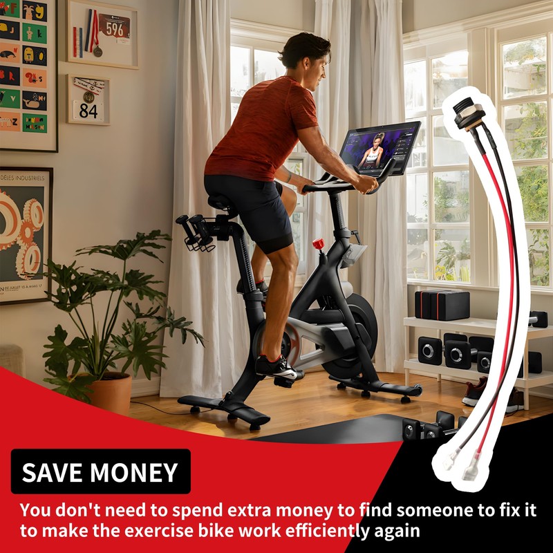 brougetme for Peloton Exercise Bike Compatible Power Plug Connector Input