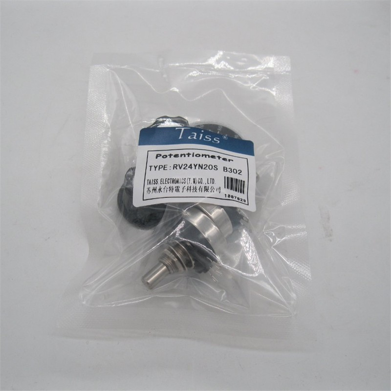 2pcs RV24YN20S Single Turn Carbon Film Rotary Taper Potentiometer Used