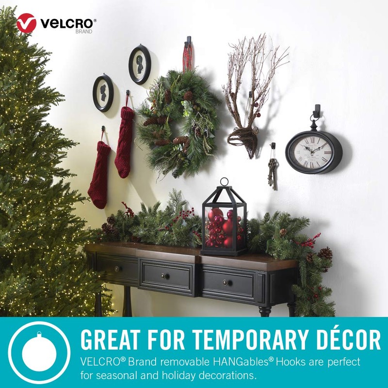 VELCRO Brand HANGables Removable Wall Hooks | Easy-to-Remove Wall Fasteners